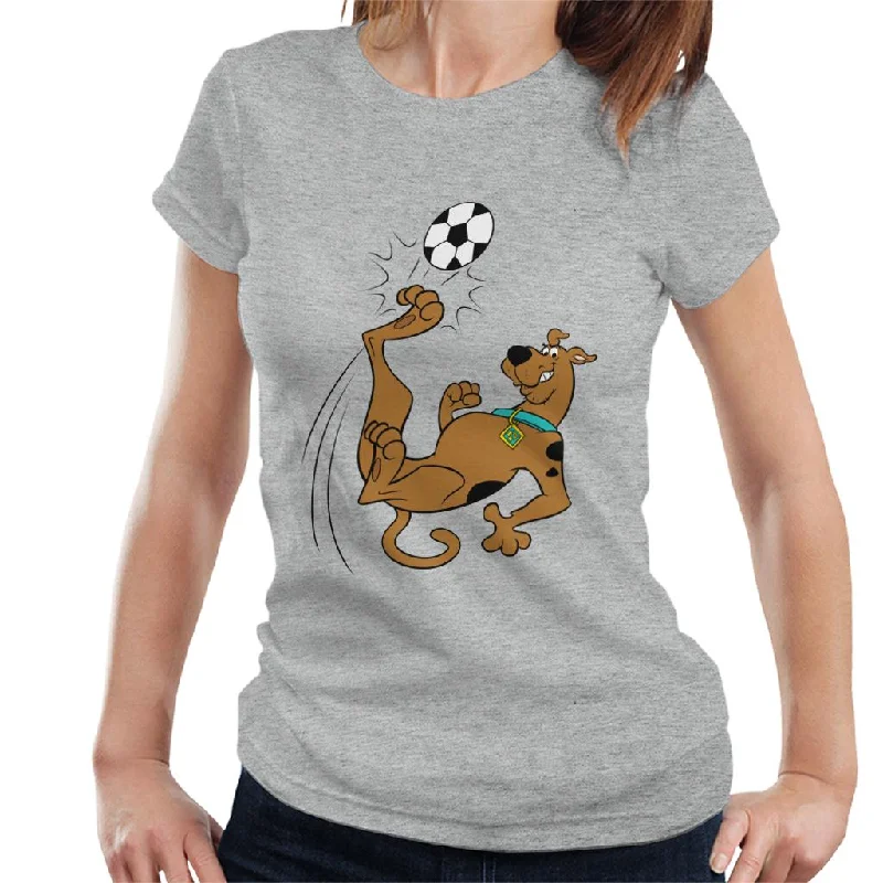 Scooby Doo Football Over Head Kick Women's T-Shirt Plaid T-Shirt Polka Dot Checkered