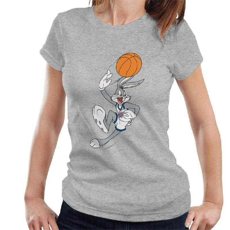 Space Jam Bugs Bunny Basketball Women's T-Shirt Modern Contemporary Chic