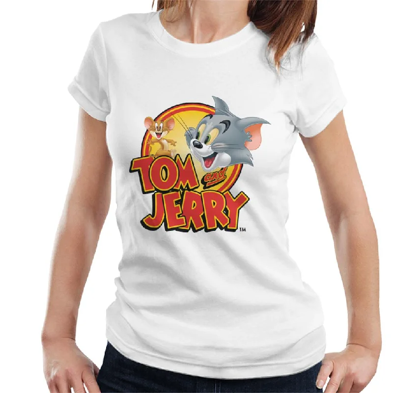 Tom and Jerry Opening Title Women's T-Shirt Elasticated Padded Insulated