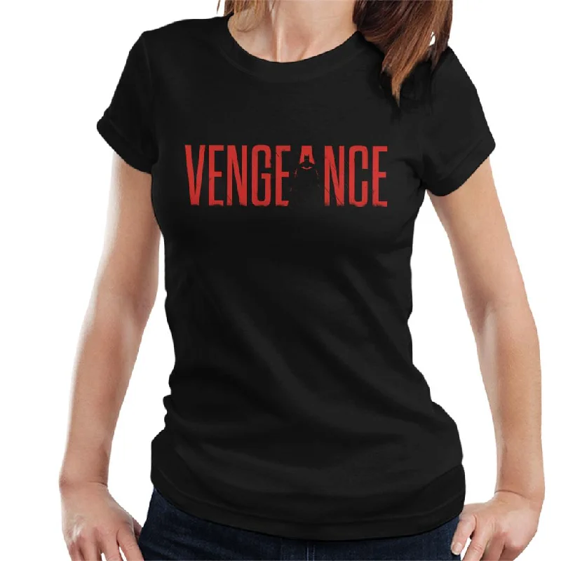 The Batman Silhouette Of Vengeance Women's T-Shirt Basic T-Shirt Crew Neck Short Sleeve