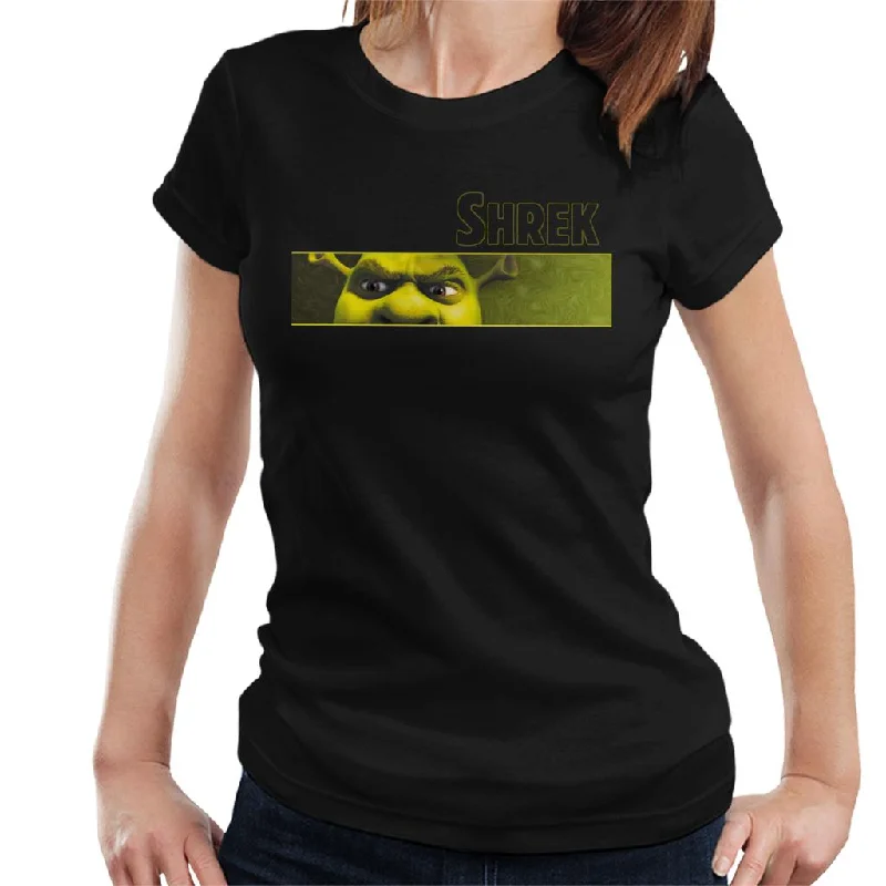 Shrek Close Up Shot Women's T-Shirt Jersey Fabric Tulle Fabric Batik Fabric