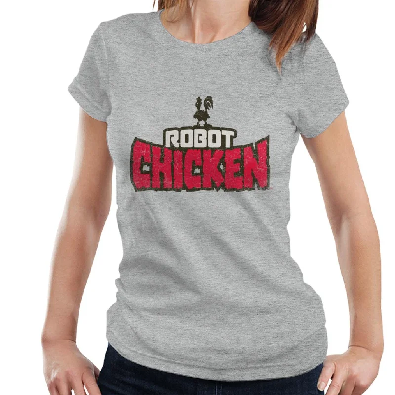 Robot Chicken Classic Logo Women's T-Shirt Chenille Brocade Lace