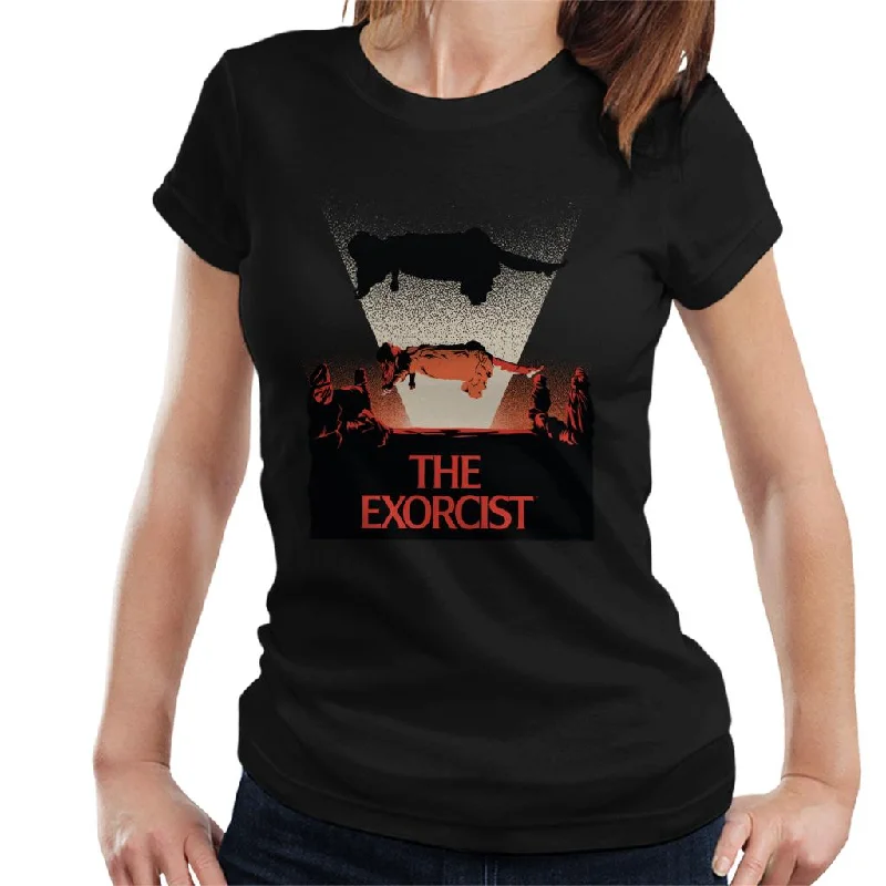 The Exorcist Levitation Women's T-Shirt Chenille Blend Fleece Blend Nylon Blend