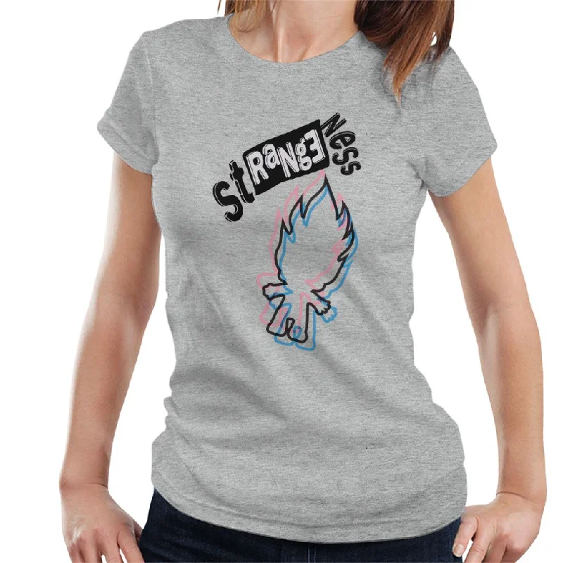 Trolls Silhouette Strangeness Women's T-Shirt Collared T-Shirt Boat Neck A-Line