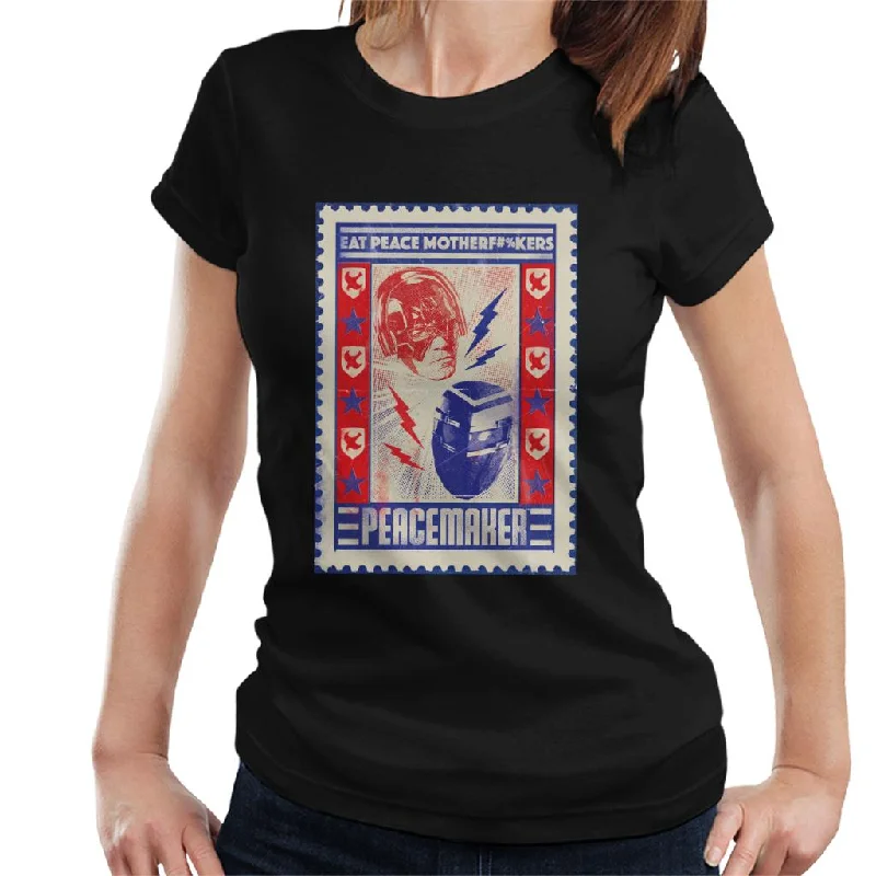 Peacemaker And Vigilante Character Heads Women's T-Shirt Collared Crew Neck Turtle Neck