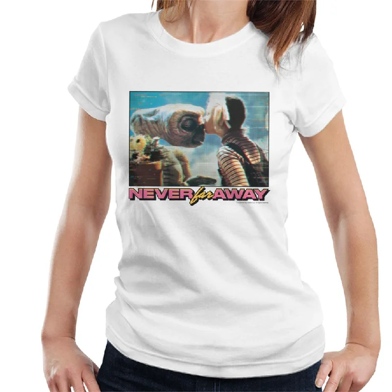 E.T. Never Far Away Women's T-Shirt Thin T-Shirt Open Front Quick Dry