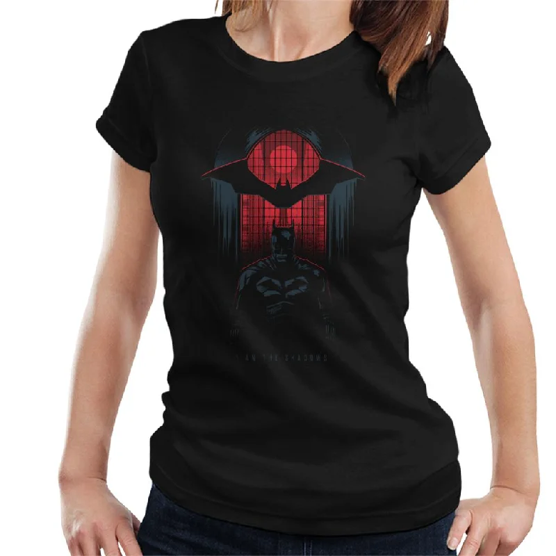 The Batman I Am The Shadows Women's T-Shirt Welt Pockets Slit Pockets