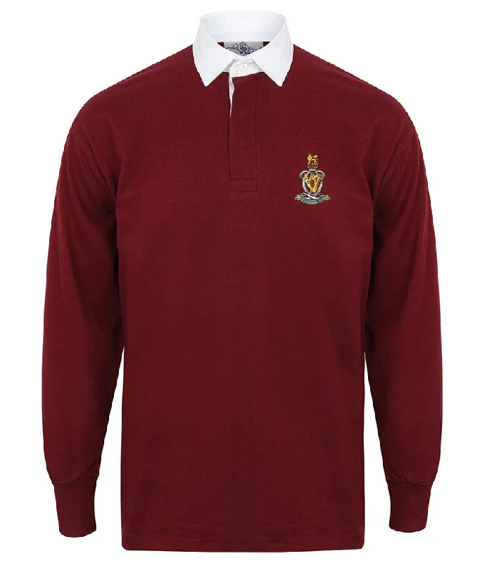 Burgundy with White Collar