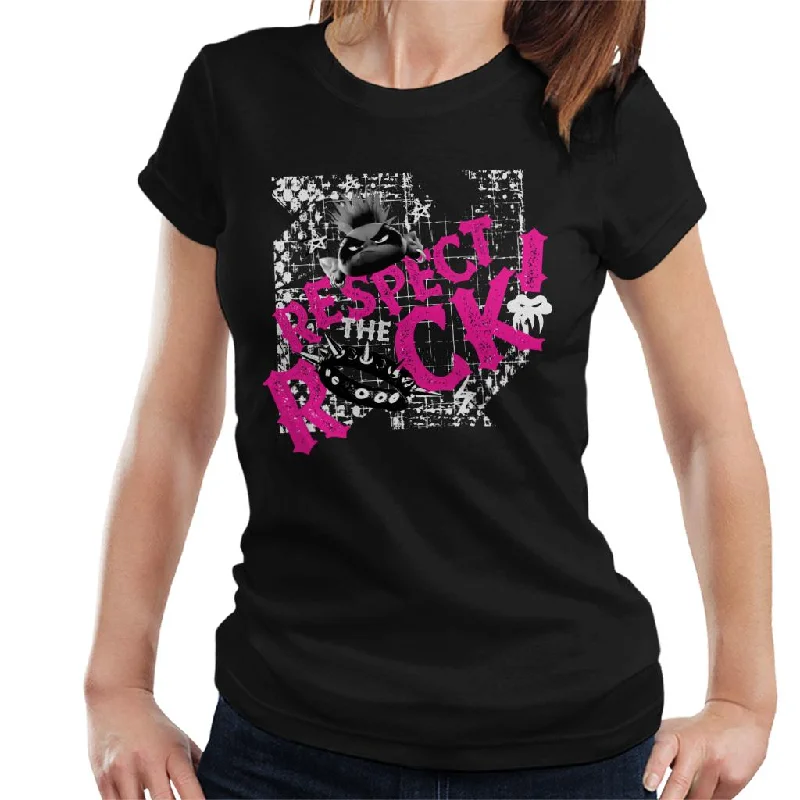 Trolls Queen Barb Respect The Rock Queen Women's T-Shirt Wool Fabric Cashmere Fabric Tweed Fabric