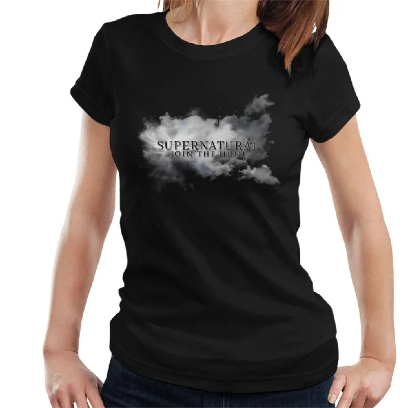 Supernatural Join The Hunt Women's T-Shirt Ribbed T-Shirt High Neck Heavyweight