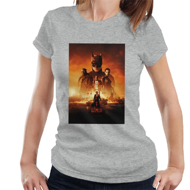 The Batman Poster Unmask The Truth Women's T-Shirt Mesh Fabric Canvas Fabric Denim Fabric