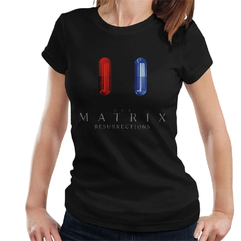 The Matrix Resurrections Blue Or Red Pill Women's T-Shirt Anti-Shrink Durable Soft