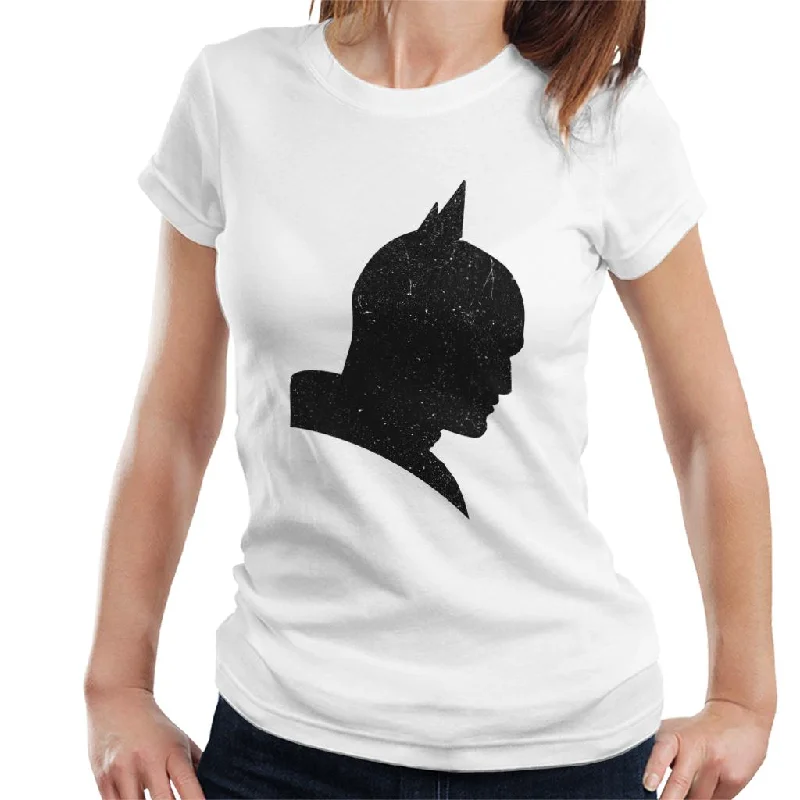 The Batman Silhouette Women's T-Shirt Print Jacquard Patchwork