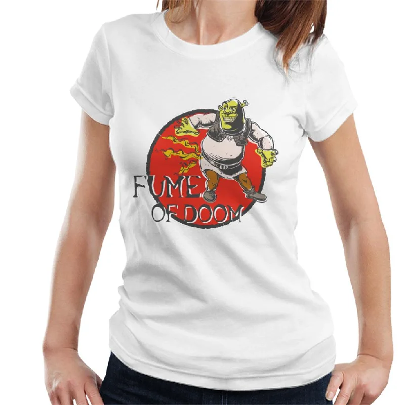 Shrek Fume Of Doom Women's T-Shirt Chenille Blend Fleece Blend Nylon Blend
