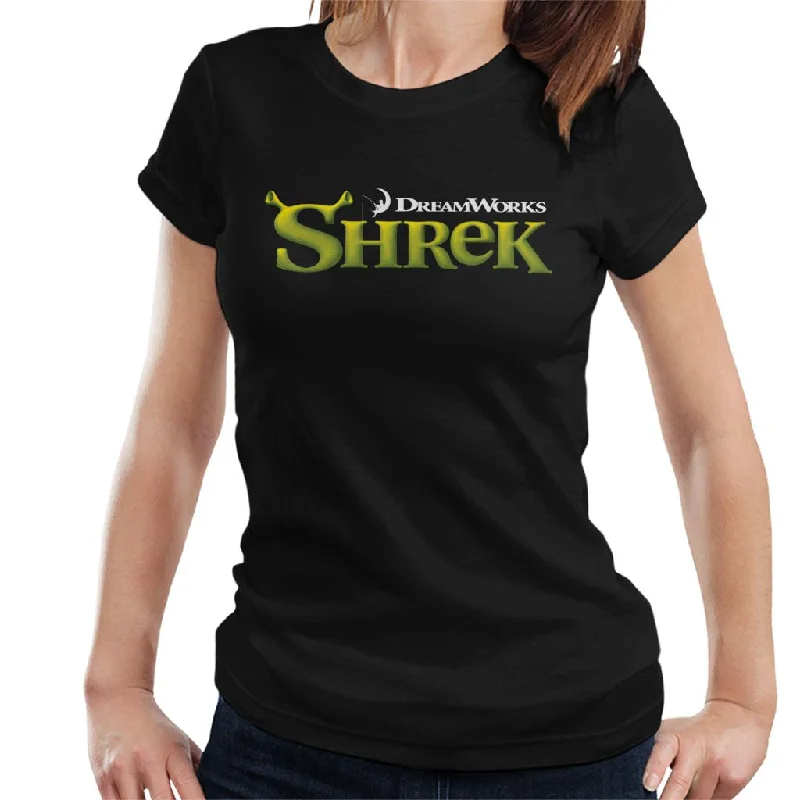 Shrek Logo Women's T-Shirt Striped Floral Plaid