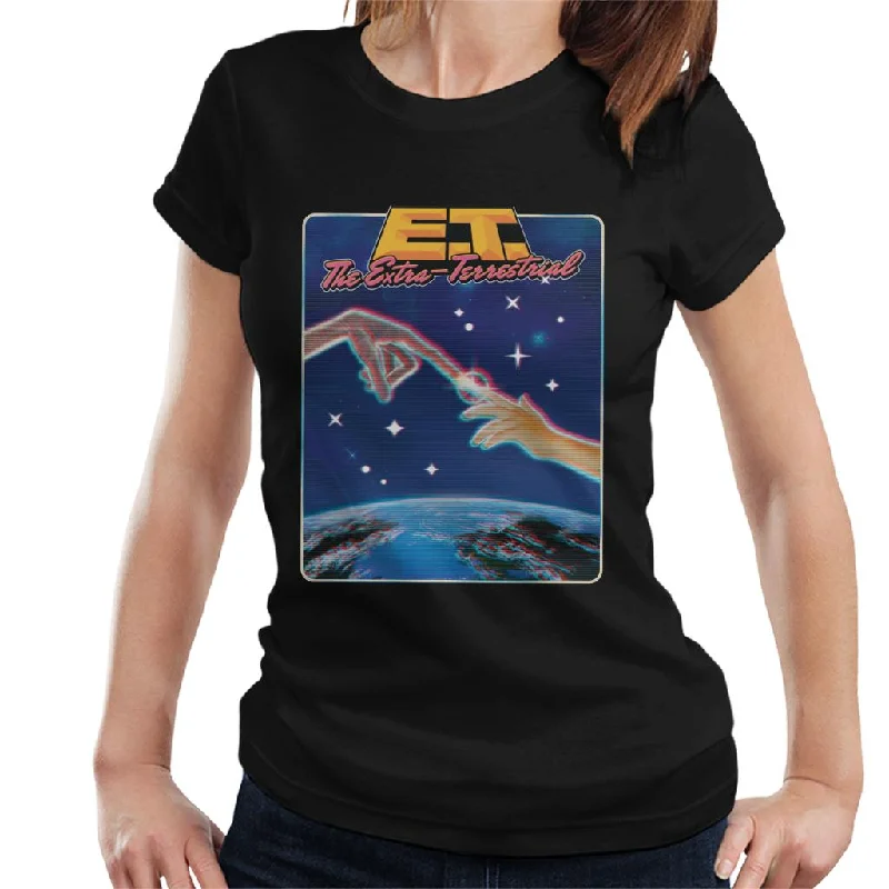 E.T. Glowing Finger Women's T-Shirt Fitted T-Shirt Seamless Stretchy