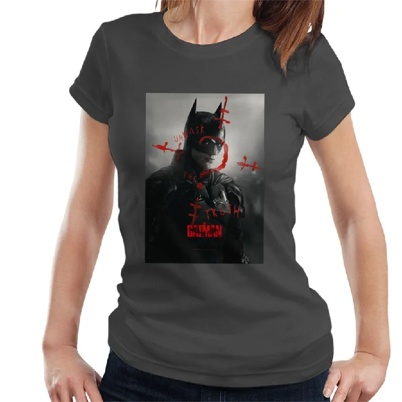 The Batman Unmask The Truth Question Mark Women's T-Shirt Chenille Fabric Brocade Fabric Lace Fabric