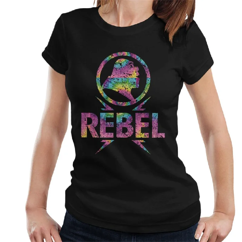Shrek Rebel Multicolour Women's T-Shirt Rayon Fabric Velvet Fabric Corduroy Fabric