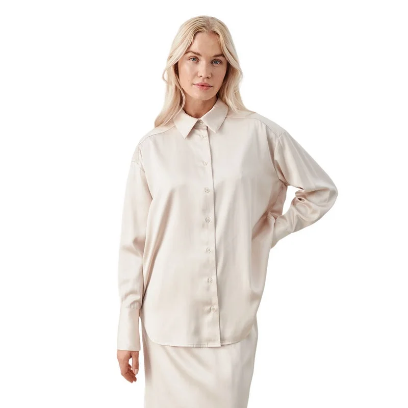 Diem Shirt in Ancient Scroll Spandex Blend Rayon Blend Denim Blend