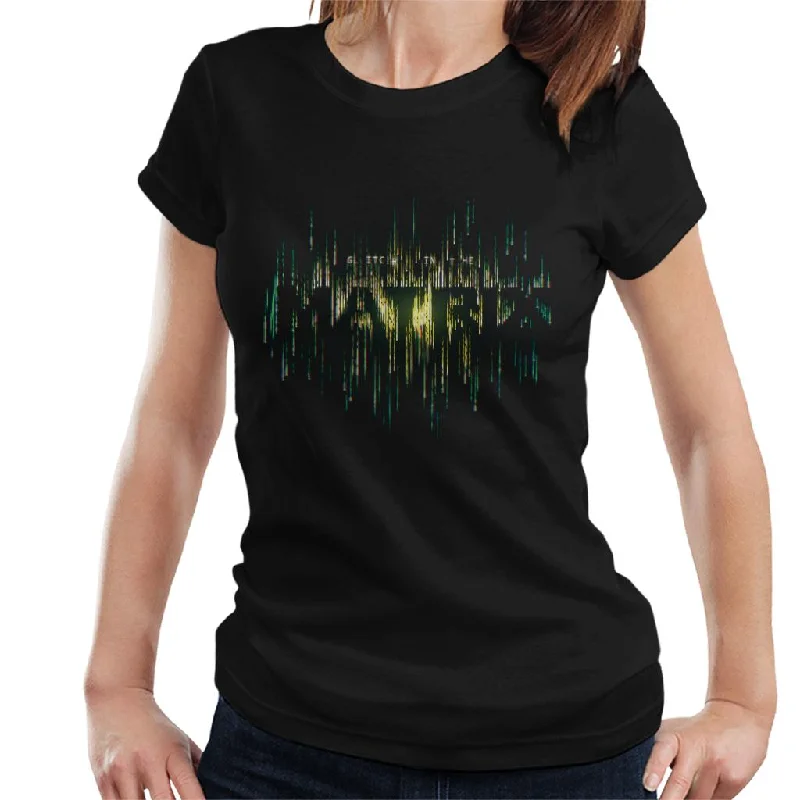 The Matrix Resurrections Glitch In The Matrix Women's T-Shirt Cozy Warm Stylish
