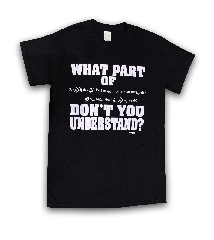 What Part of ... Don't You Understand Formula Shirt Polka Dot Checkered Tartan