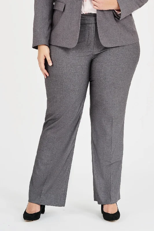Ladies' Metro Pant - Empire Grey High-Waist Jogger Pants
