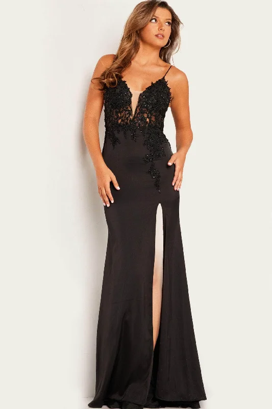 Jovani 23124 - Embroidered Bodice Prom Dress Tunics Gym athletic