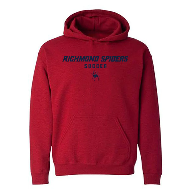 Richmond - NCAA Women's Soccer : Logan Jackson - Hooded Sweatshirt Hoodie with Tied Waist Feminine Flattering