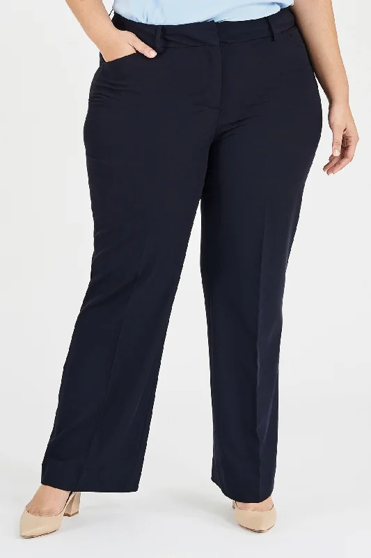 Ladies' City Pant - Deep Sea Trendy Velvet Pants