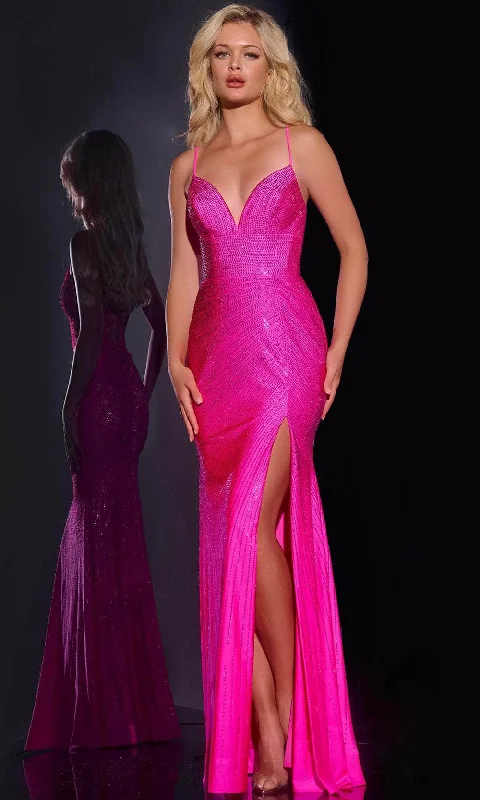 Jovani 36403 - Ornate Fitted Prom Dress Tunics Chinos classic