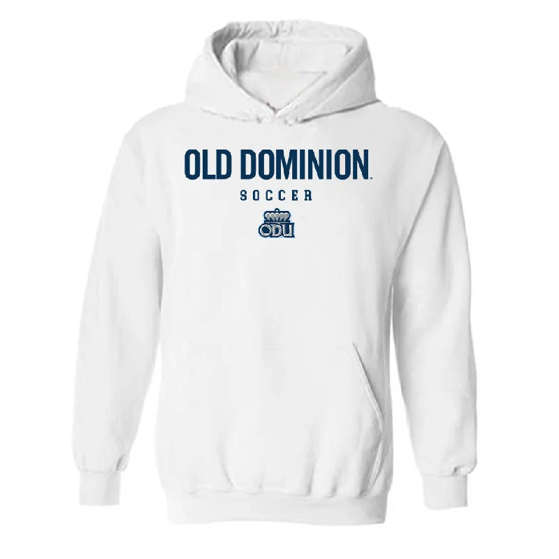 Old Dominion - NCAA Women's Soccer : Brooke Edwards - Classic Shersey Hooded Sweatshirt Hoodie with Elastic Cuffs Stretchable Comfortable