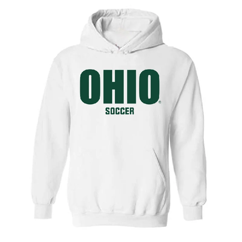 Ohio - NCAA Women's Soccer : Rayann Pruss - Sports Shersey Hooded Sweatshirt Zip Hoodie Drawstring Kangaroo Pocket