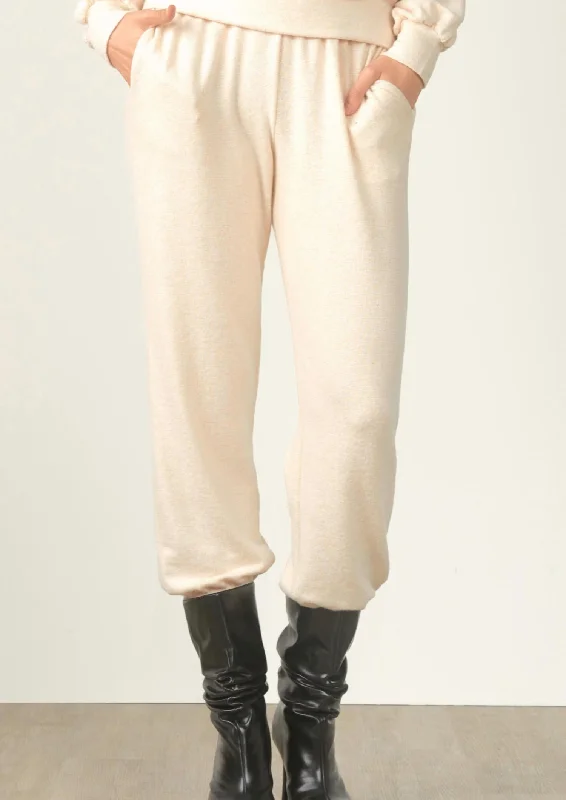 Griffey Pant In Gold Lurex Relaxed Linen Pants
