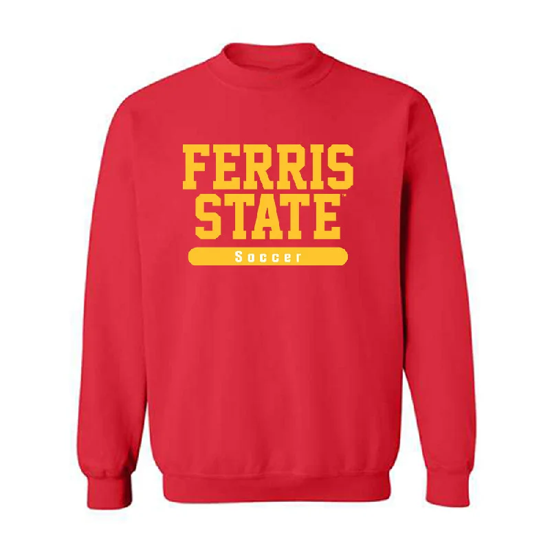 Ferris State - NCAA Women's Soccer : Isabella Baron - Classic Shersey Crewneck Sweatshirt Hoodie with Embroidery Detailed Premium