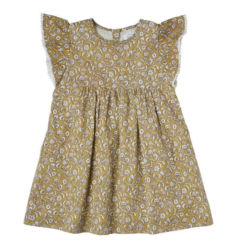 Bonheur du Jour Paris Amicia Girl Dress Curry