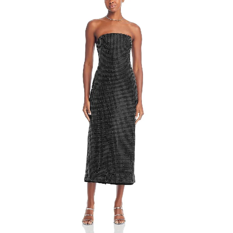 Elizabeth Womens Embellished Midi Cocktail And Party Dress Tunics Timeless classic