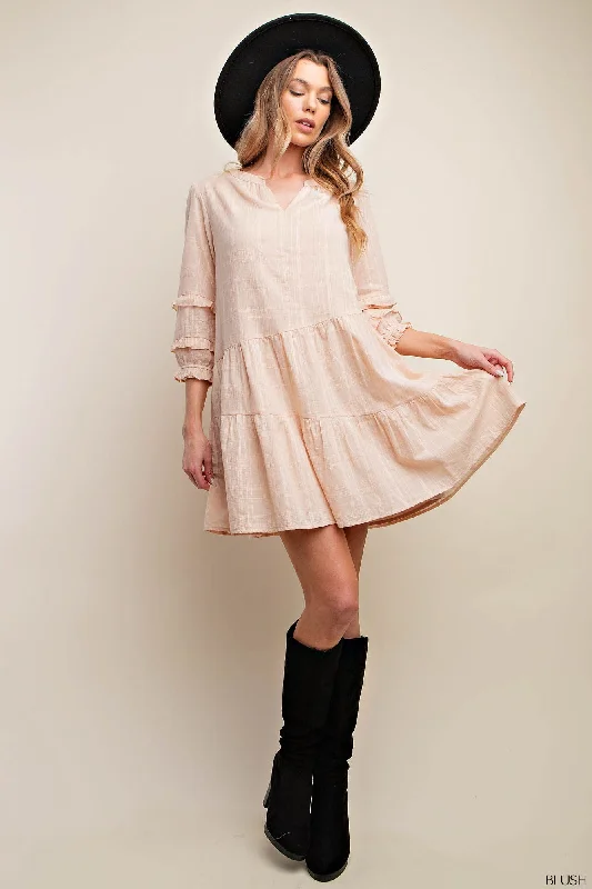 Blushing Beauty Dress A-Line Day Work