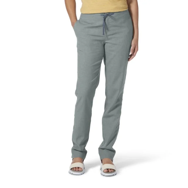 Women's Hempline Tie Pant Chic Faux Leather Pants