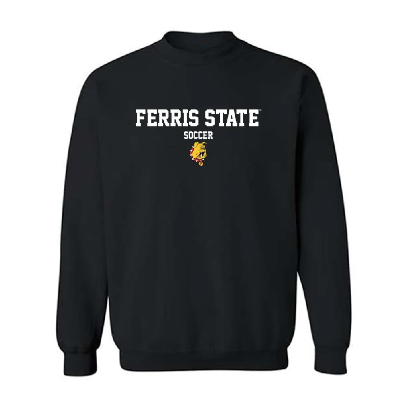 Ferris State - NCAA Women's Soccer : Isabella Baron - Classic Shersey Crewneck Sweatshirt Hoodie with Thumb Holes Functional Cozy