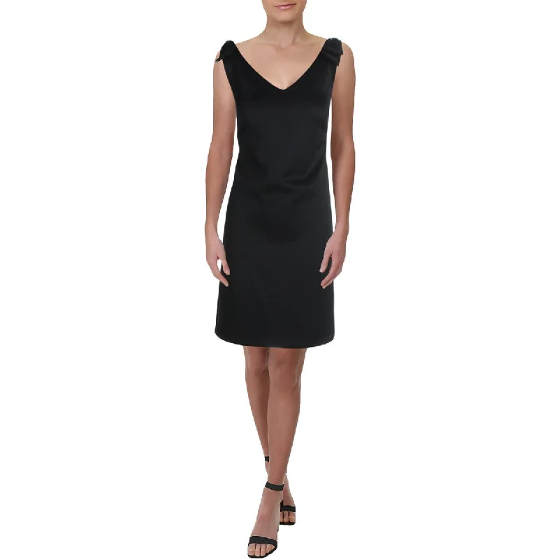 Womens Embellished V-Neck Party Dress Tunics Fleece cozy