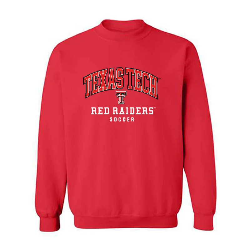 Texas Tech - NCAA Women's Soccer : Skylar Haase - Classic Shersey Crewneck Sweatshirt Hoodie with Raglan Sleeves Sporty Comfortable