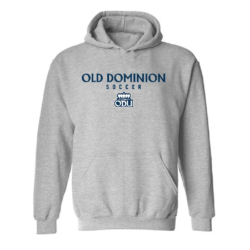 Old Dominion - NCAA Women's Soccer : Brooke Edwards - Classic Shersey Hooded Sweatshirt Hoodie with Bell Sleeves Flared Feminine