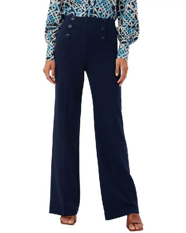 Trina Turk Saltie Pant Relaxed High-Waist Trousers
