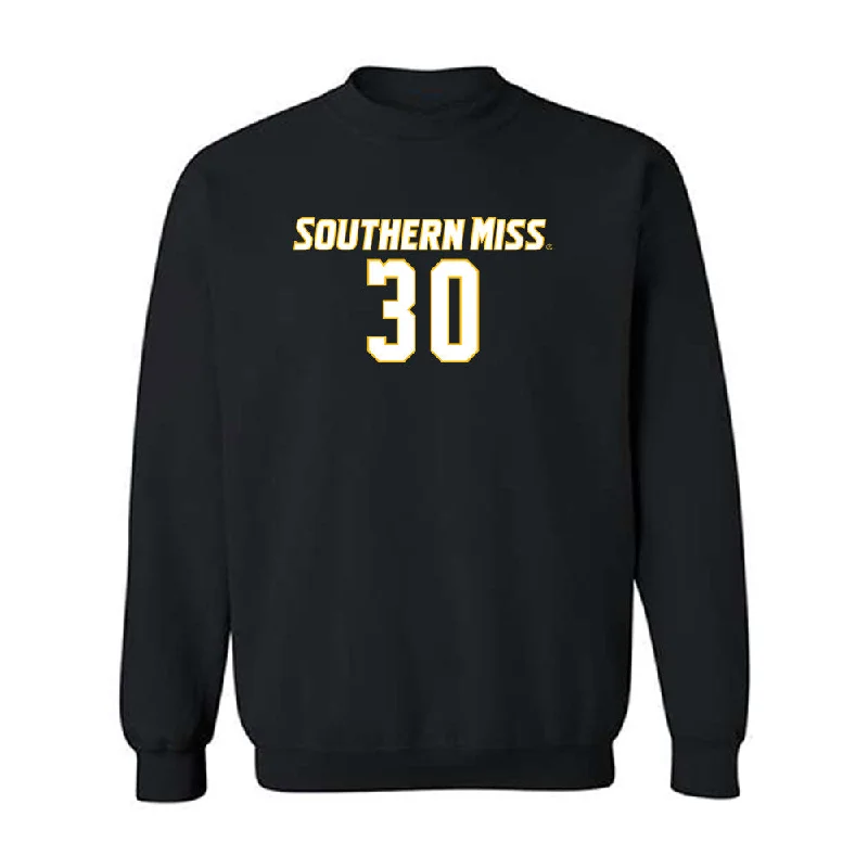 Southern Miss - NCAA Women's Soccer : Avery Aldrette - Replica Shersey Crewneck Sweatshirt Hoodie with Logo Branding Identity