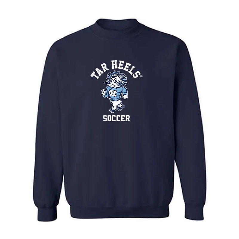 UNC - NCAA Women's Soccer : abby gundry - Classic Shersey Crewneck Sweatshirt Hoodie with Color Block Contrast Stylish