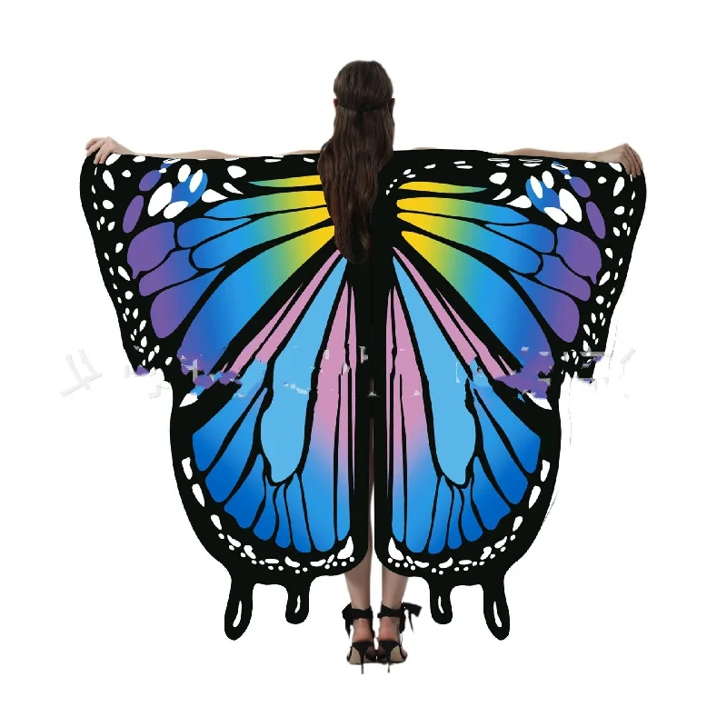 Butterfly Wings Costume Adult Girl Halloween Butterfly Cape Costume For Festival Party Dress Up Nymph Pixie Cloak Tunics Sophisticated sleek