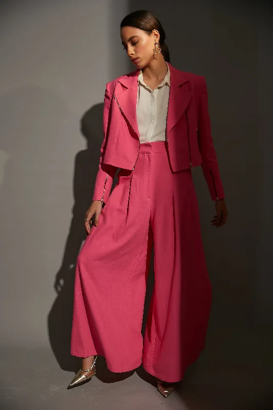 Rani Blazer and Palazzo Pants Trendy Tapered Pants