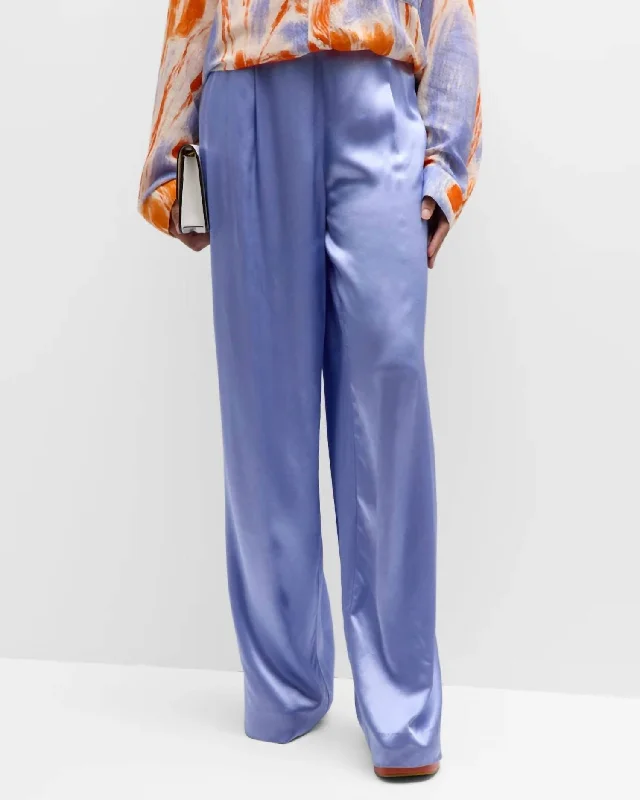 Dotto Wide Leg Pant In Atlantic Classic Flared Pants