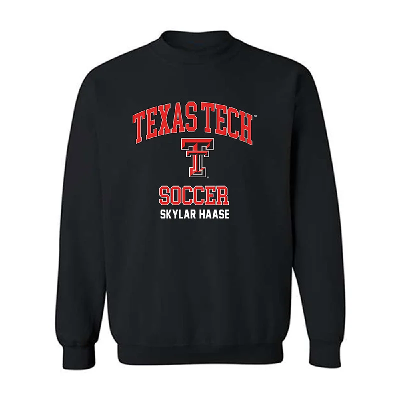 Texas Tech - NCAA Women's Soccer : Skylar Haase - Classic Fashion Shersey Crewneck Sweatshirt Hoodie with Longline Fit Extended Stylish