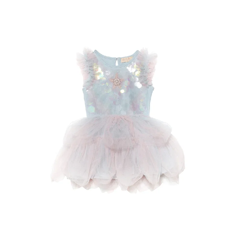 Tutu du Monde Bebe Mermaid Magic Tutu Dress Shine Blue Mix